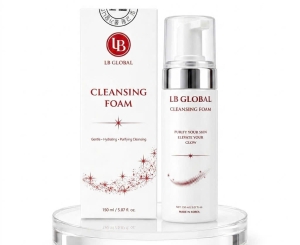 LB GLOBAL - Sửa rửa mặt dạng bọt cao cấp LB GLOBAL CLEANSING  FOAM 150ml