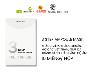 [Dr.Innoderm]_Mặt nạ dưỡng da 3 bước_3 Step Ampoule Mask_Sản phẩm chính hãng_Xuất VAT 100%
