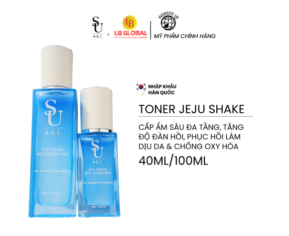 JEJU SHAKE MINT TONER MIST  - SKIN SU+ VIỆT NAM