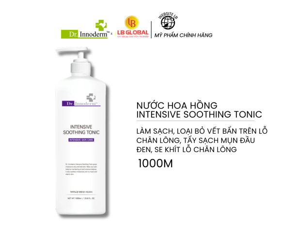 [Dr.Innoderm]_Nước Hoa Hồng_Intensive Soothing Tonic_Sản phẩm chính hãng_Xuất VAT 100%