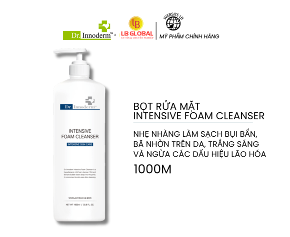 [Dr.Innoderm]_Bọt rửa mặt_Intensive Foam Cleanser_Sản phẩm chính hãng_Xuất VAT 100%