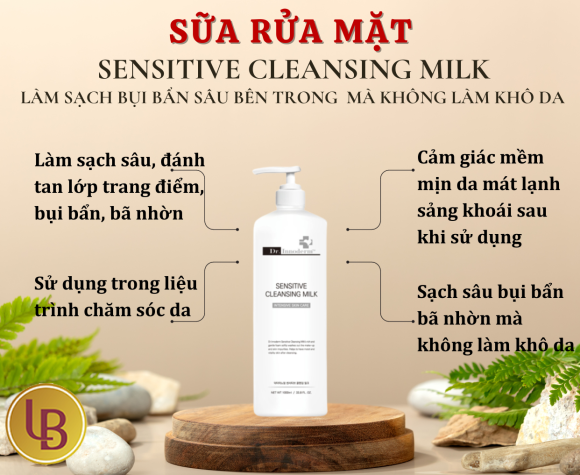 SỮA RỬA MẶT SENSITIVE CLEANSING MILK