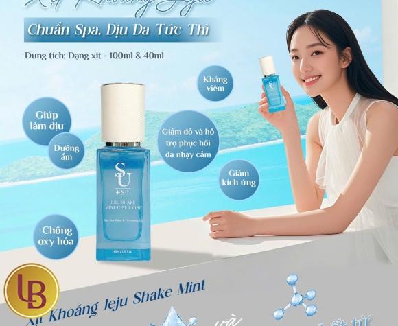 JEJU SHAKE MINT TONER MIST  - SKIN SU+ VIỆT NAM