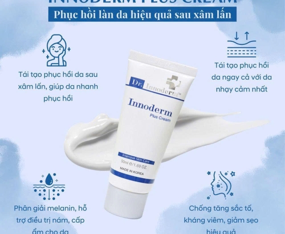 [Dr.Innoderm]_Kem Tế Bào Gốc Tăng Trưởng Sau Laser_Plus Cream_Sản phẩm chính hãng_Xuất VAT 100%