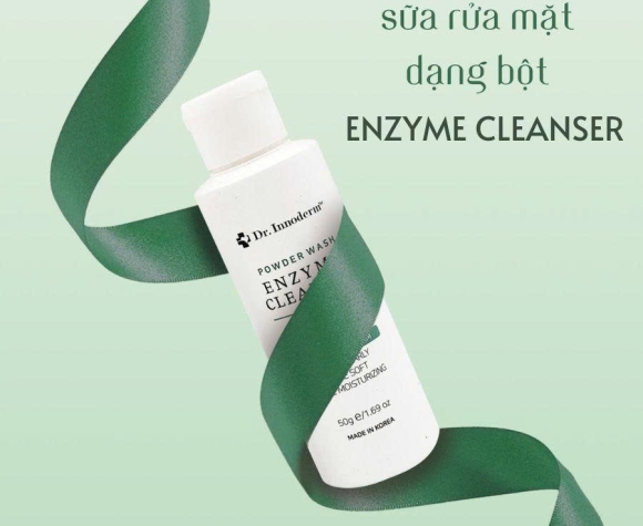 [Dr.Innoderm]_Sửa rửa mặt dạng bột_Enzyme Cleanser 50g_Sản phẩm chính hãng_Xuất VAT 100%