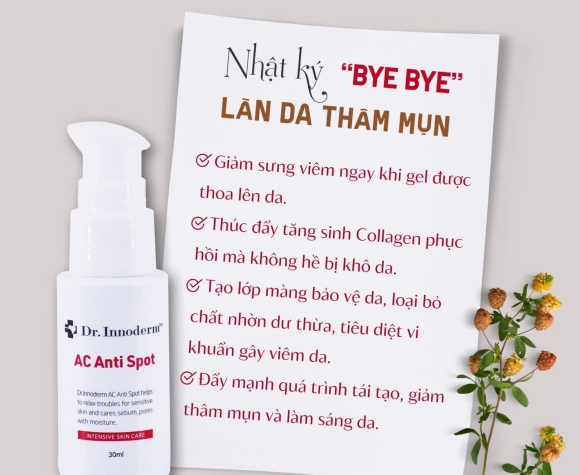 [Dr.Innoderm]_Gel chấm mụn_Ac Anti Spot 30ml_Sản phẩm chính hãng_Xuất VAT 100%