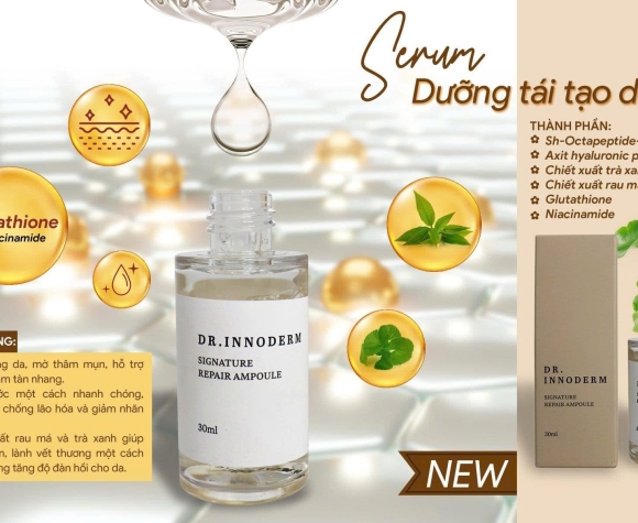 [Dr.Innoderm]_Serum Dưỡng Trắng Da_Signature Rapair Ampoule 30ml_Sản phẩm chính hãng_Xuất VAT 100%