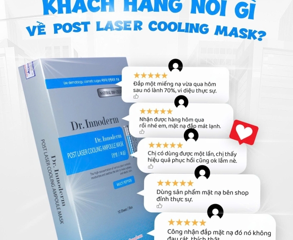 [Dr.Innoderm]_Mặt nạ dưỡng da_Post Laser Cooling Mask_Sản phẩm chính hãng_Xuất VAT 100%