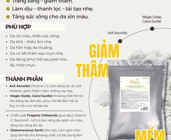 [Dr.Innoderm]_Mặt Nạ Bột Vitamin_Soft Modeling Mask Vitamin_Sản phẩm chính hãng_Xuất VAT 100%