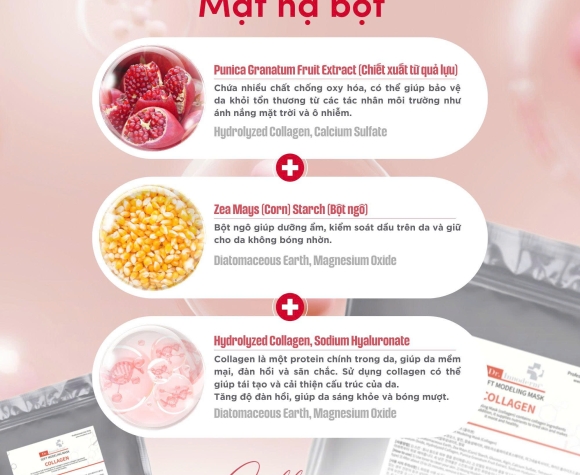 [Dr.Innoderm]_Mặt Nạ Bột Collagen_Soft Modeling Mask Collagen_Sản phẩm chính hãng_Xuất VAT 100%