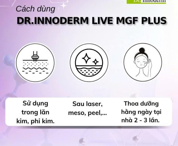 [Dr.Innoderm]_Dưỡng chất làm trắng, căng bóng Live MGF Plus_Sản phẩm chính hãng_Xuất VAT 100%