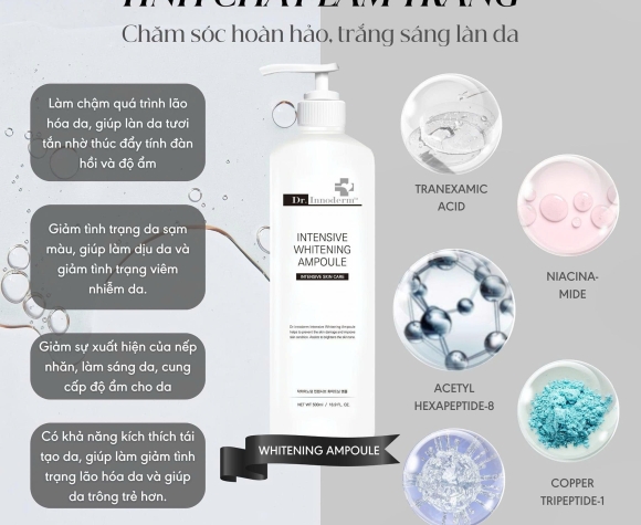 [Dr.Innoderm]_Dưỡng Chất Làm Trắng Intensive Whitening Ampoule_Sản phẩm chính hãng_Xuất VAT 100%