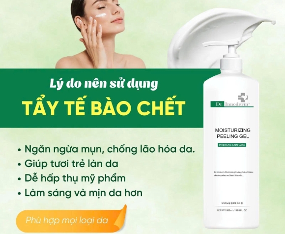 [Dr.Innoderm]_Tẩy Tế Bào Da Chết_Moisturizing Peeling Gelm_Sản phẩm chính hãng_Xuất VAT 100%