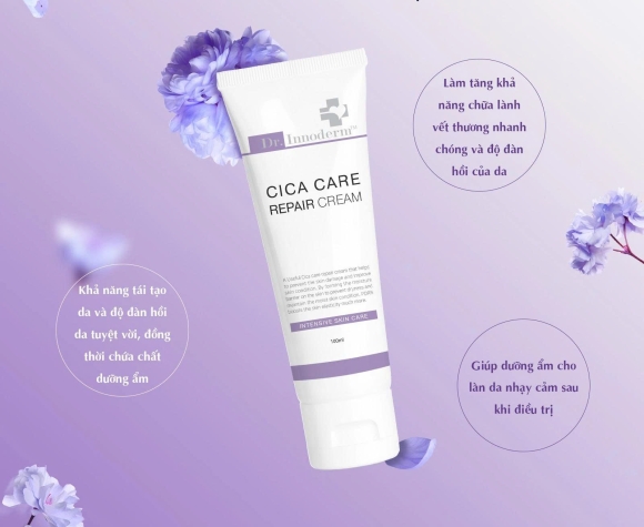 [Dr.Innoderm]_Kem Dưỡng Nâng Cơ, Giảm Nhăn_Cica Care Repair Cream_Sản phẩm chính hãng_Xuất VAT 100%