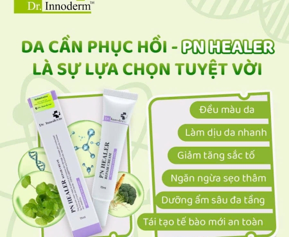 [Dr.Innoderm]_Kem Phục Hồi Nuôi Dưỡng Da_Pn Healer Repair Cream_Sản phẩm chính hãng_Xuất VAT 100%