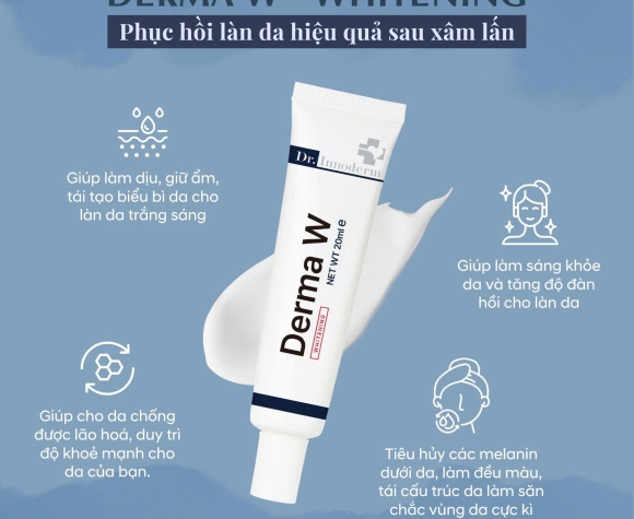 [Dr.Innoderm]_Kem Làm Trắng Sáng Da_Derma W Dr.Innoderm_Sản phẩm chính hãng_Xuất VAT 100%