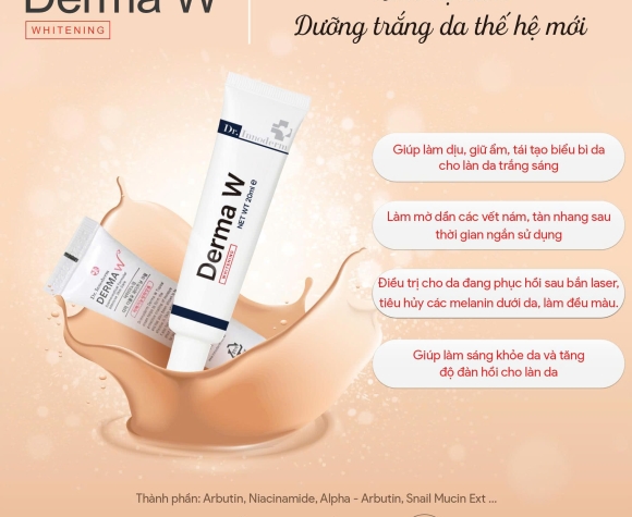 [Dr.Innoderm]_Kem Làm Trắng Sáng Da_Derma W Dr.Innoderm_Sản phẩm chính hãng_Xuất VAT 100%