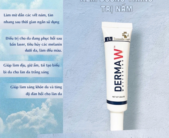 [Dr.Innoderm]_Kem Làm Trắng Sáng Da_Derma W Dr.Innoderm_Sản phẩm chính hãng_Xuất VAT 100%