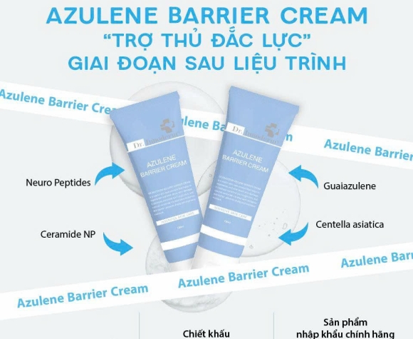 [Dr.Innoderm]_Kem Serum Tái Tạo Da_AZULENE BARRIER CREAM_Sản phẩm chính hãng_Xuất VAT 100%