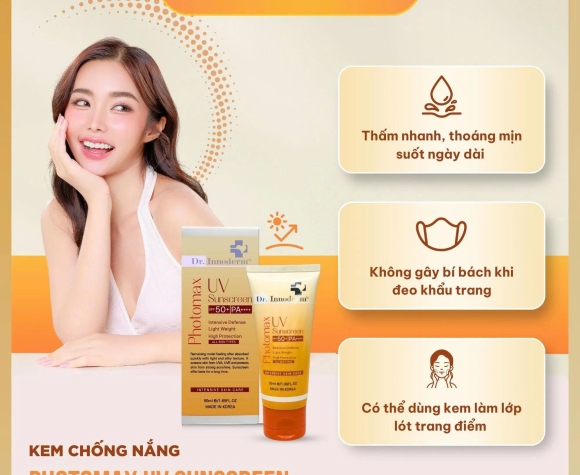 [Dr.Innoderm]_Kem chống nắng_Photomax UV Sunscreen_Sản phẩm chính hãng_Xuất VAT 100%