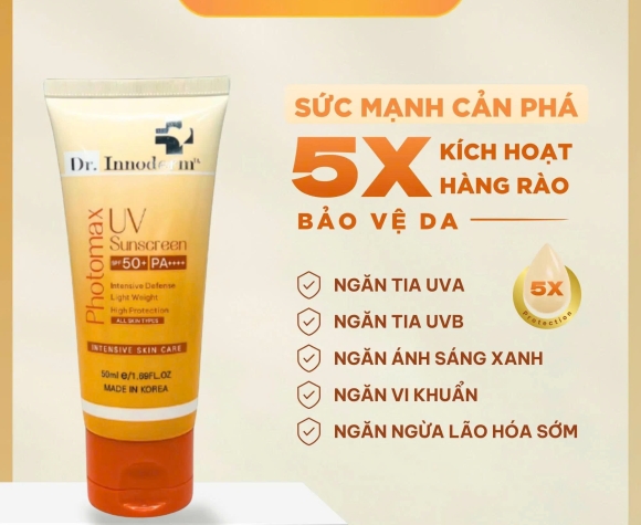 [Dr.Innoderm]_Kem chống nắng_Photomax UV Sunscreen_Sản phẩm chính hãng_Xuất VAT 100%