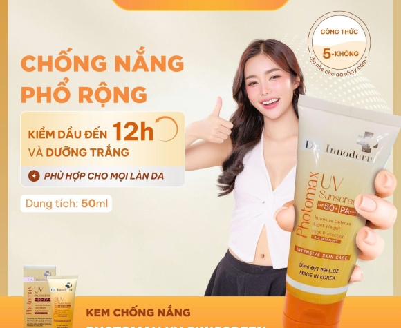 [Dr.Innoderm]_Kem chống nắng_Photomax UV Sunscreen_Sản phẩm chính hãng_Xuất VAT 100%
