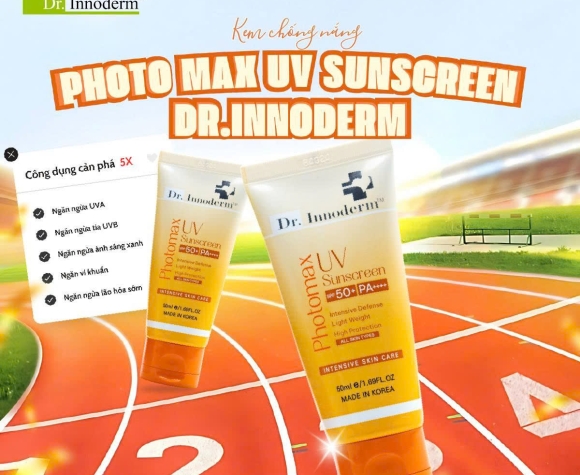 [Dr.Innoderm]_Kem chống nắng_Photomax UV Sunscreen_Sản phẩm chính hãng_Xuất VAT 100%