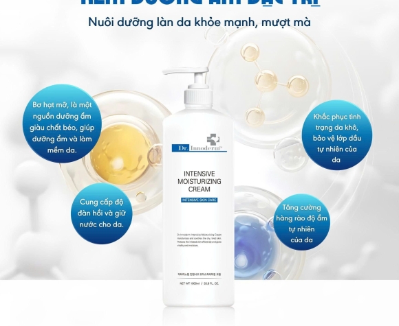 [Dr.Innoderm]_Kem dưỡng ẩm chuyên sâu_Intensive Moisturizing Cream_Sản phẩm chính hãng_Xuất VAT 100%